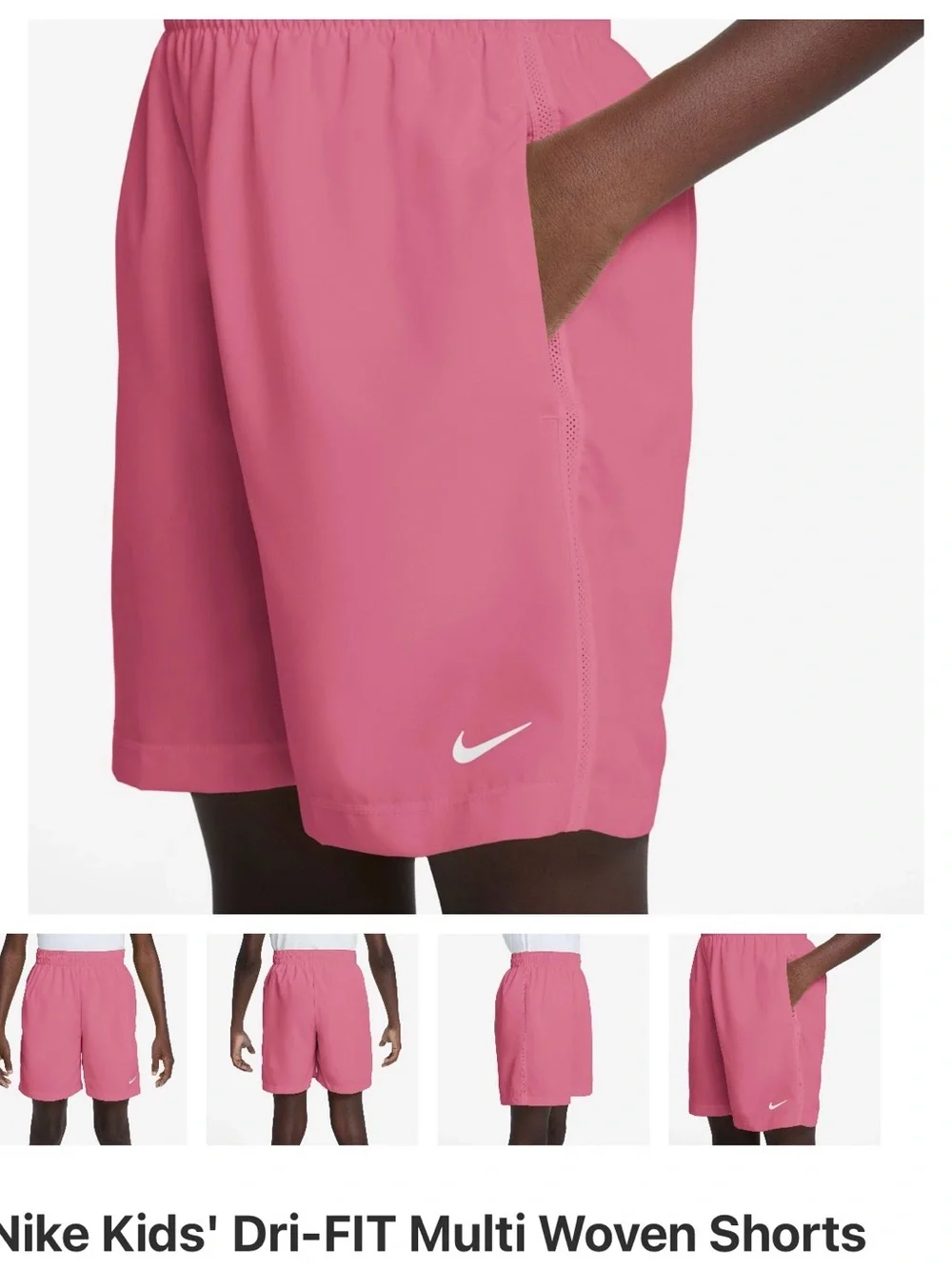 Nike Pink Dri-FIT Athletic Shorts